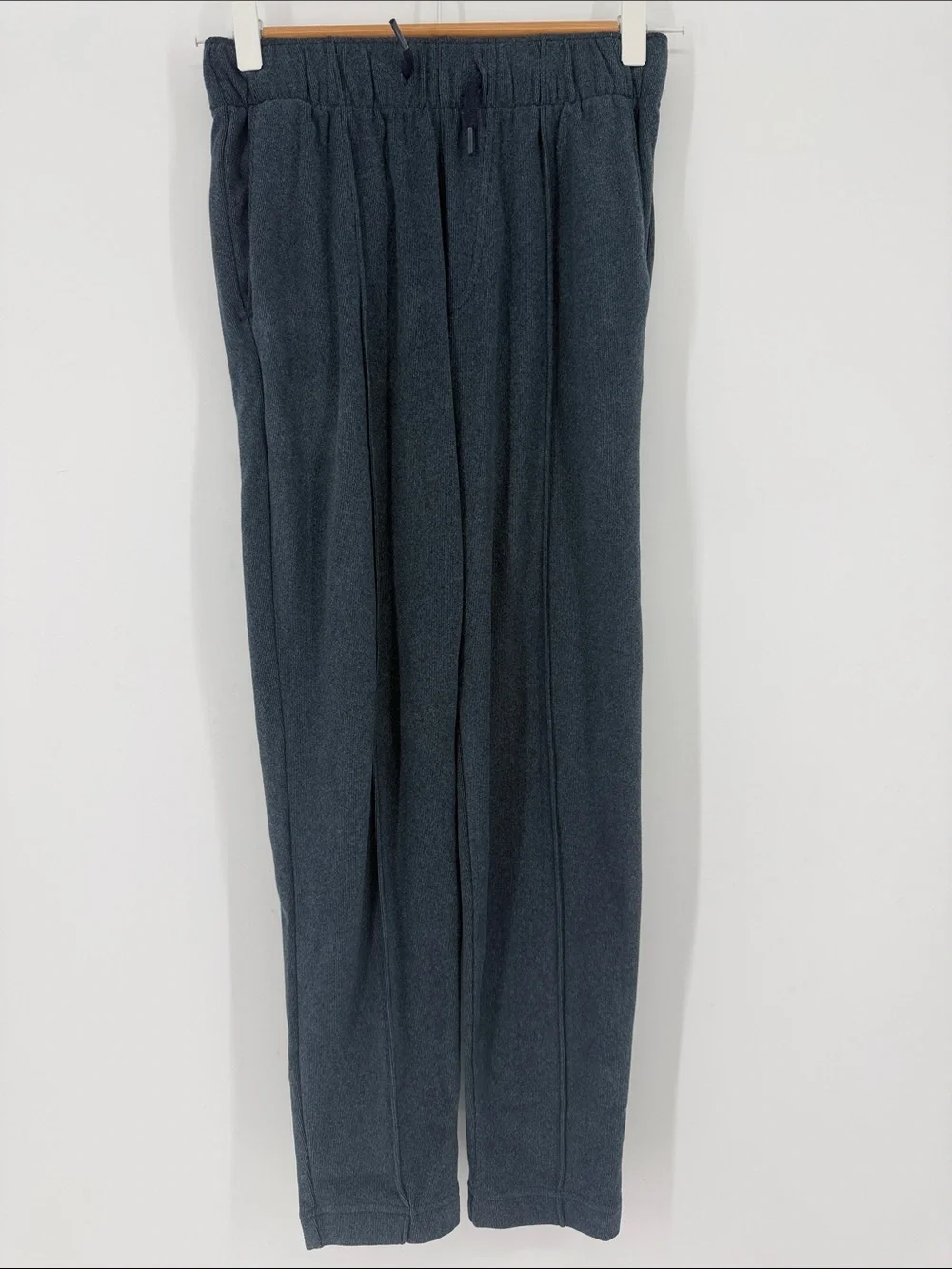 Abercrombie Kids Girls 9/10 Blue Pintuck Pull-On Stretch Trouser Sweatpants